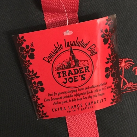 FABULOUS NWT Trader Joe's XL 7 Gallon ♻️Tote Bag - Picture 4 of 8